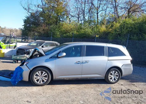 2016 Honda Odyssey Ex-L z USA, uszkodzony, nr VIN 5FNRL5H65GB091878